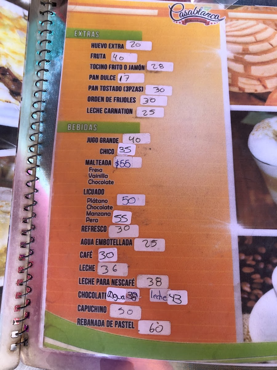 Casablanca Garden Menu - Image 6